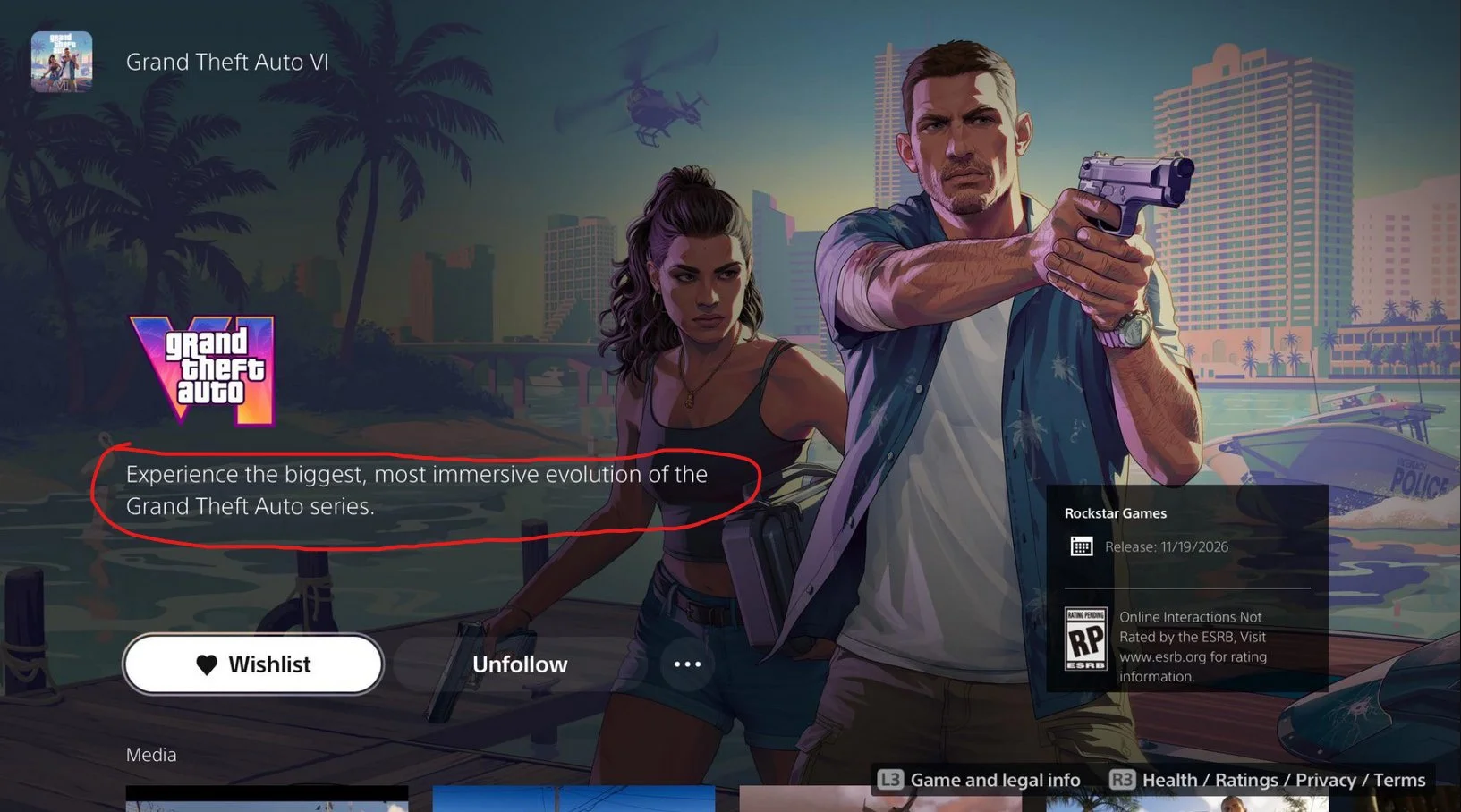 Официальное описание GTA 6 всегда очень радует!