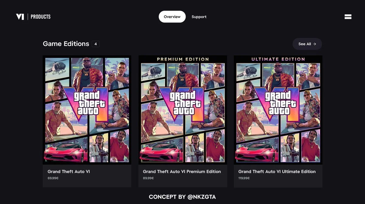 Предварительные заказы на GTA 6