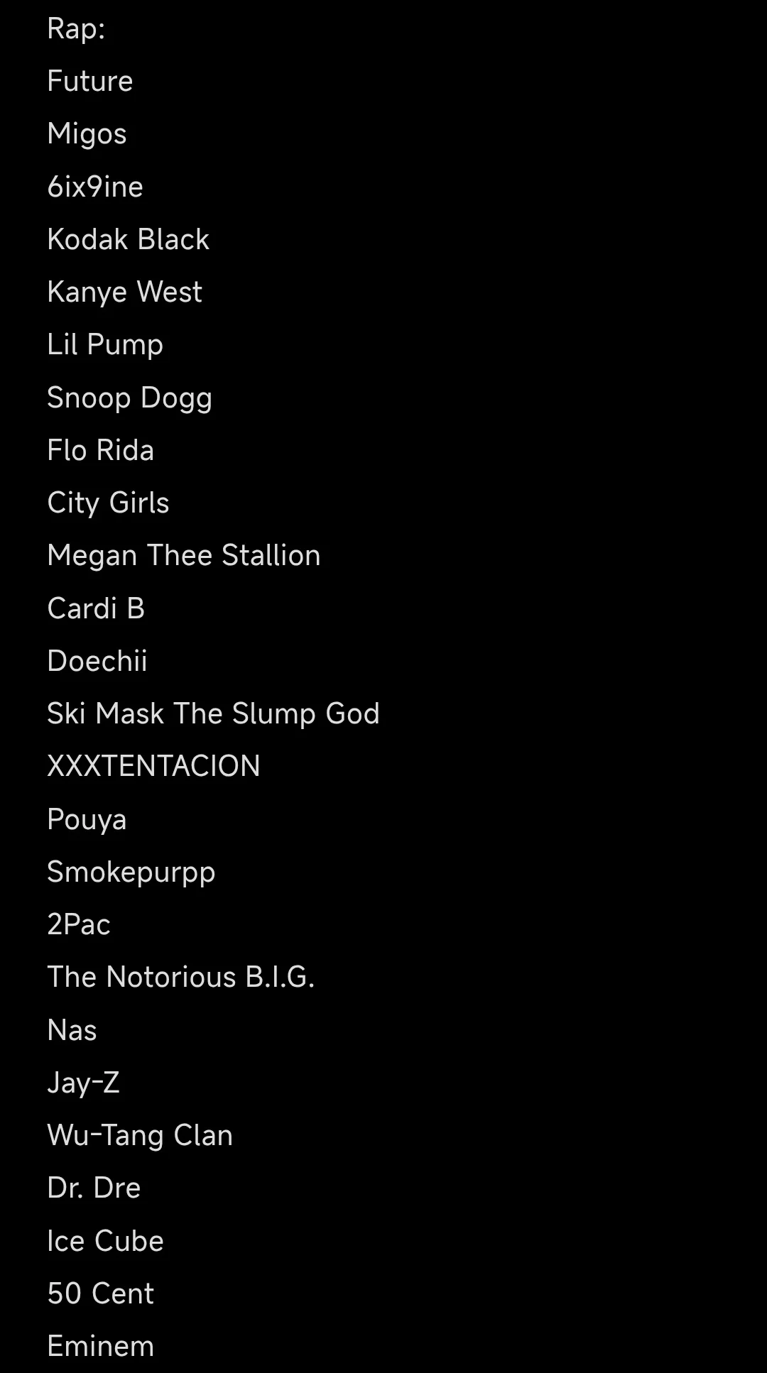 Утекла новая информация о списке артистов, чьи песни будут звучать на радиостанциях GTA 6.